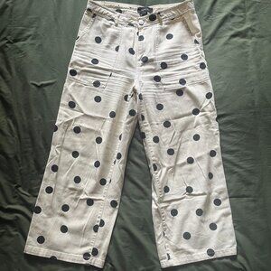 Who What Wear Size 10 Polka Dot Pants